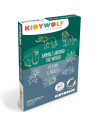 Recharge de dessins pour KIDYDRAW-MINI "Océans & Pirates" et "Animaux" KIDYWOLF