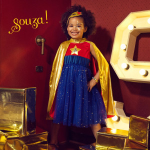 Déguisement enfant "Super Héros Girl" (3-4 ans) Souza