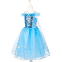 Déguisement enfant "Robe Princesse des Neiges" (5-7 ans)
