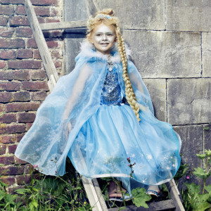 Déguisement enfant "Robe Princesse des Neiges" (5-7 ans) Souza