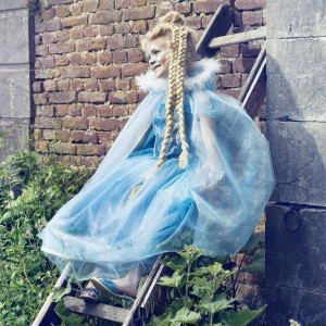 Déguisement enfant "Robe Princesse des Neiges" (5-7 ans) Souza