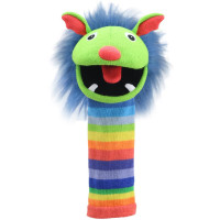 Marionnette Eco Sockettes "Rainbow" avec couineur (18 mois et +)