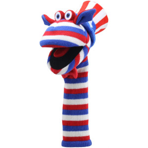Marionette Eco Sockettes "Sammy" (avec couineur) The Puppet Company