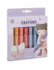 Crayons de cire "Rosa" (x8)