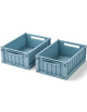 Caisses de rangement pliables Weston S "Beach Blue"