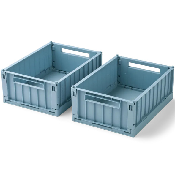 Caisses de rangement pliables Weston S "Beach Blue"