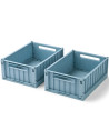 Caisses de rangement pliables Weston S "Beach Blue"