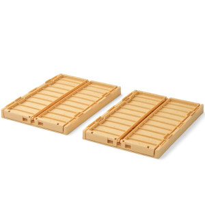 Caisses de rangement pliables Weston S "Lemon Yellow" Liewood
