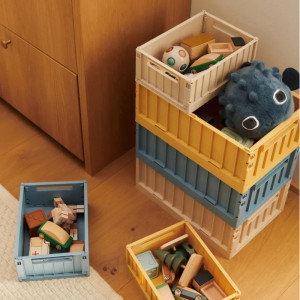 Caisses de rangement pliables Weston S "Lemon Yellow" Liewood