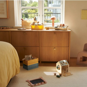 Caisses de rangement pliables Weston S "Lemon Yellow" Liewood
