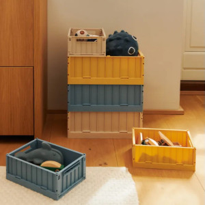 Caisses de rangement pliables Weston S "Lemon Yellow" Liewood