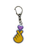 Porte-clé réfléchissant Lumibuddy "Korean Kiss"