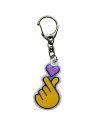 Porte-clé réfléchissant Lumibuddy "Korean Kiss" Rainette