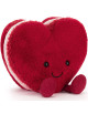 Peluche Amuseables Colette Heart Macaron Rouge (13 cm)