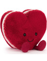 Peluche Amuseables Colette Heart Macaron Rouge Jellycat