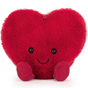 Peluche Amuseables Colette Heart Macaron Rouge Jellycat