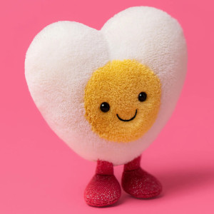 Peluche Amuseables Heart Boiled Egg (12 cm) Jellycat