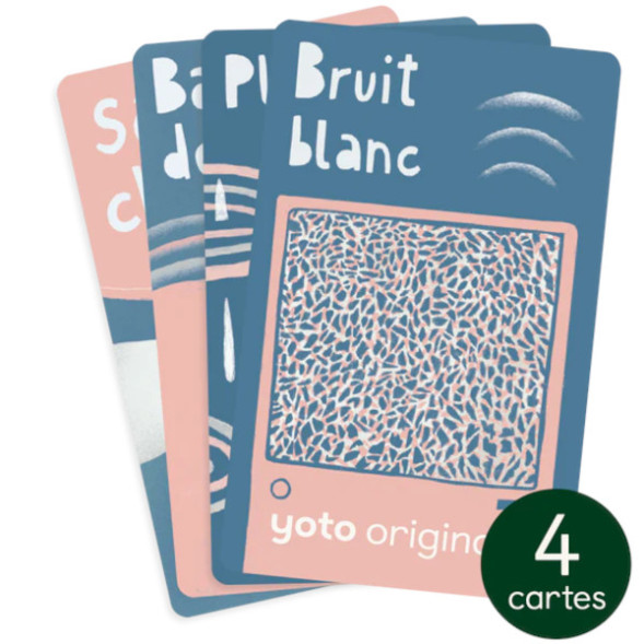 Livre audio pour YOTO "Sons pour s'endormir" (x4) (0-14 ans)