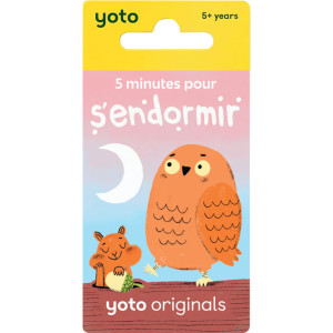 Livre audio pour YOTO "5 minutes pour s'endormir" (4-7 ans)