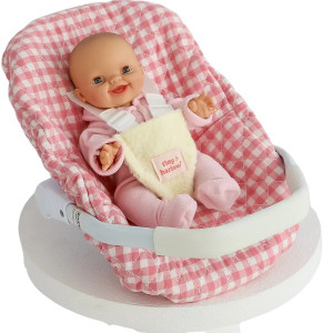 Coque pour poupon "Vichy Rose" Tiny Harlow