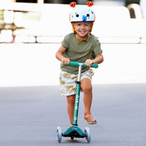 Trottinette 3 roues Mini Micro Deluxe avec roues LED Eco "Vert" (2-5 ans) 