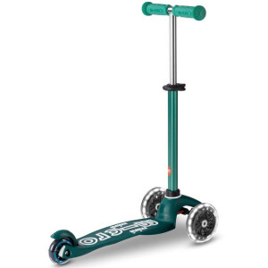 Trottinette 3 roues Mini Micro Deluxe avec roues LED Eco "Vert" (2-5 ans) 