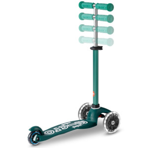 Trottinette 3 roues Mini Micro Deluxe avec roues LED Eco "Vert" (2-5 ans) 