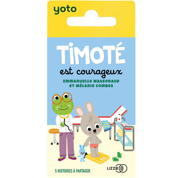 Livre audio pour YOTO "Timoté est courageux" (2-5 ans)