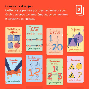Livre audio pour YOTO "Compter est un jeu" (x8) (4-6 ans)