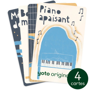 Livre audio pour YOTO "Musiques pour s'endormir" (x4) (0-14 ans)