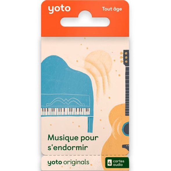 Livre audio pour YOTO "Musiques pour s'endormir" (x4) (0-14 ans)