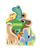 Livre bébé imagier en carton "Dinos" (0-3 ans)
