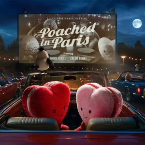 Peluche Amuseables Colette Heart Macaron Rouge Jellycat