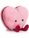 Peluche Amuseables Colette Heart Macaron Rose (13 cm)