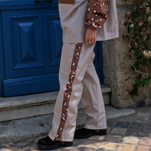 Pantalon de pluie "Leopard" (adulte) Poule Party