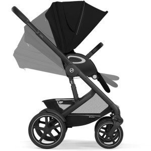 Poussette Talos S LUX "Moon Black" Cybex
