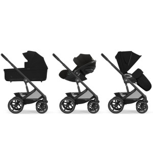 Poussette Talos S LUX "Moon Black" Cybex