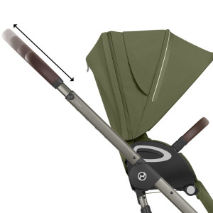 Poussette Talos S LUX "Moss Green" Cybex