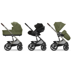 Poussette Talos S LUX "Moss Green" Cybex