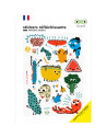 Stickers réflechissants pour vélo "Nouilles"