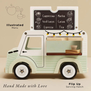 Camionnette en bois "Café Truck" (3 ans et +) Le Toy Van