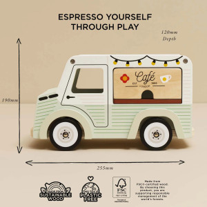 Camionnette en bois "Café Truck" (3 ans et +) Le Toy Van