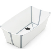 Baignoire bébé pliable Flexi Bath "Blanc" (0-4 ans)