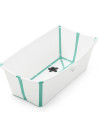 Baignoire bébé pliable Flexi Bath "Blanc/Aqua" (0-4 ans)