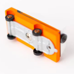 Voiture en bois "Rio Grande Mule Orange" (8,4 cm) Candylab Toys