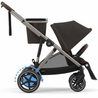  Poussette électrique e-Gazelle S "Chocolate Brown"