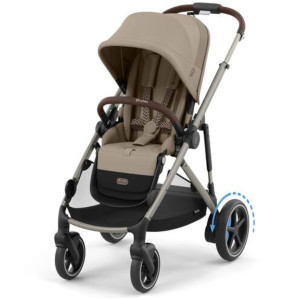  Poussette électrique eGazelle S "Almond Beige" Cybex
