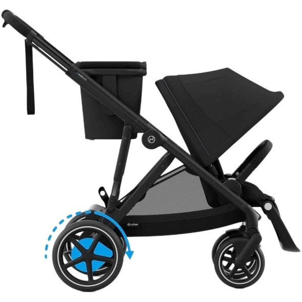  Poussette électrique e-Gazelle S "Moon Black"