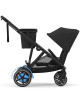  Poussette électrique e-Gazelle S "Moon Black"