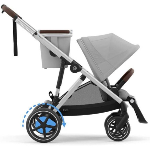  Poussette électrique e-Gazelle S "Stone Grey"